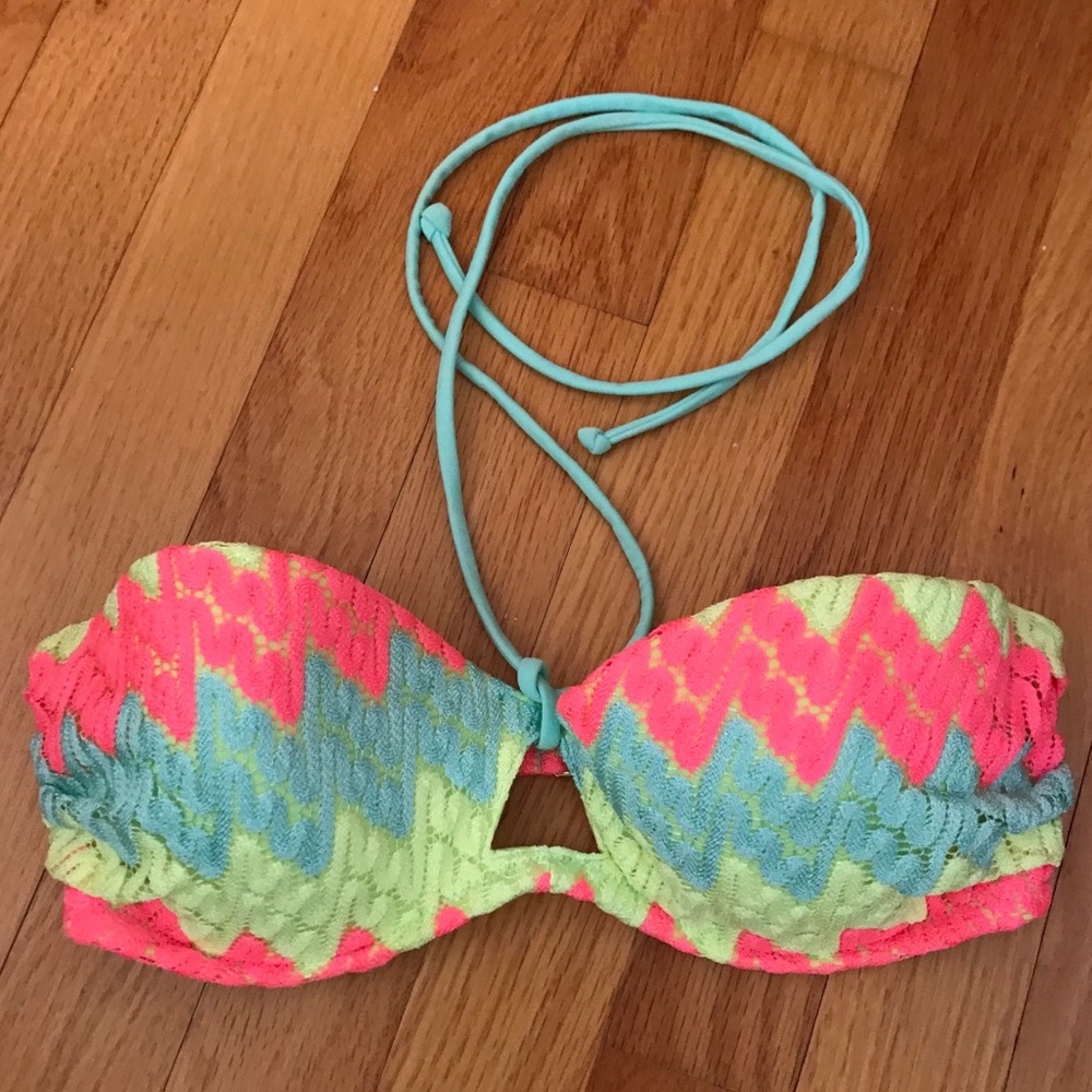 Like NEW Victoria’s Secret Neon Crochet Bandeau